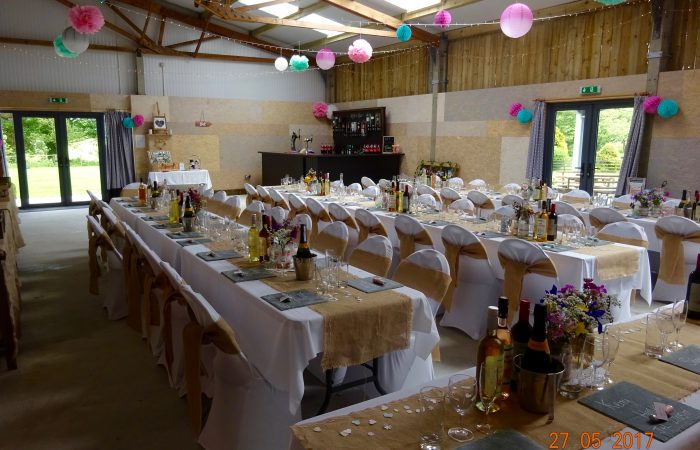 Weddings at The Rosehip Barn at Forgetmenot